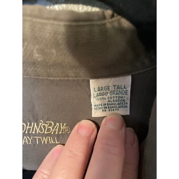 St John’s Bay BAYTWILL men’s button front shirt - Picture 5 of 6